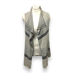 Cato Women’s Sleeveless Open Front Wrap Longline Cardigan, size S